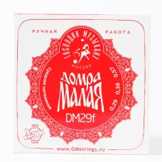 Комплект струн для домры малой Господин Музыкант DM29f красная 0,29