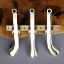 Педали для рояля, комплект 3 шт, цвет золотой, с соединительной планкой