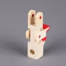 Фланец проволоки демпферного рычага рояля, одинарный, с sostenuto