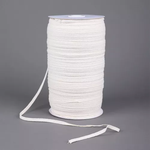 Тесьма для бентиков 5 мм, хлопковая, бежевая, на отрез, цена за 1 м