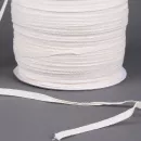 Тесьма для бентиков 5 мм, хлопковая, бежевая, на отрез, цена за 1 м