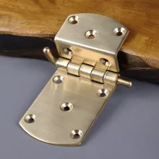 Петля для крышки рояля, 17 мм, цвет золотистый