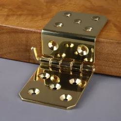Петля для крышки рояля золотистая, 22 мм