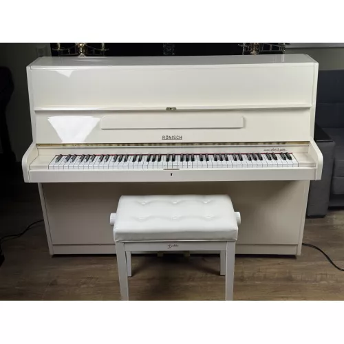 Пианино Ronisch, модель de luxe, белое